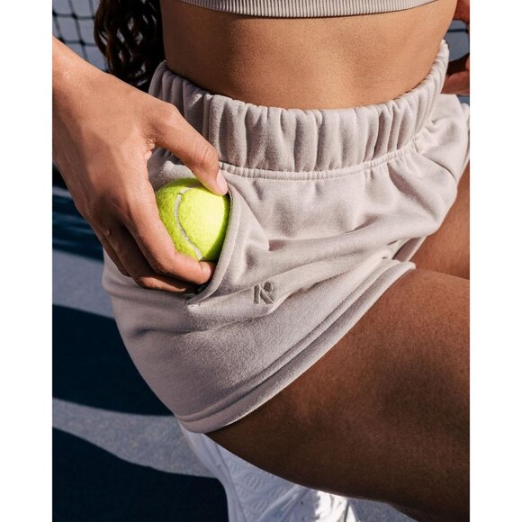 Women High Waisted Lounge Comfy Casual Cotton Shorts with Pockets - Picture 4 of 7